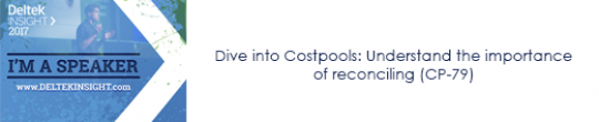 Dive into Costpools: Understand the importance of reconciling (CP-79)